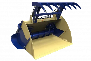 Krmná lopata s drvičom a drapákom FK Machinery FBWGS180